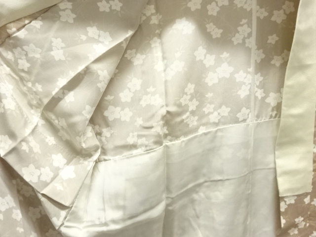  未使用品　桔梗模様単衣長襦袢